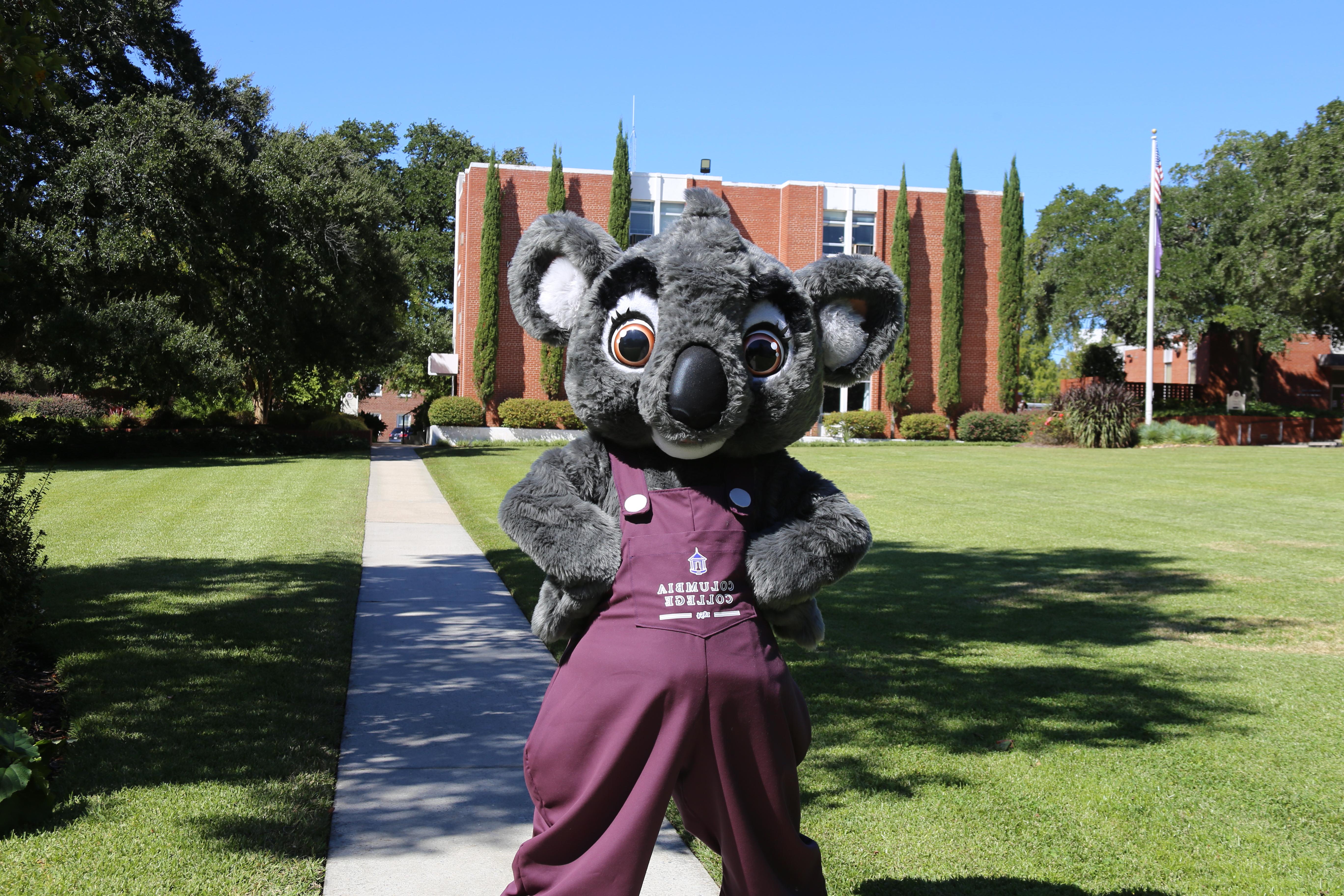 An image of the Columbia College Mascot, CeCe the Koala.